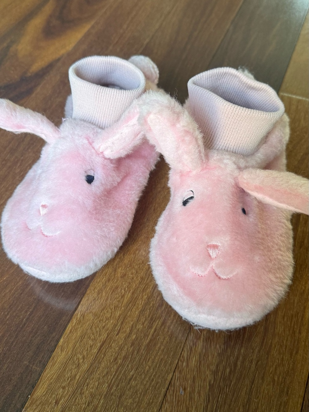 LL Bean Pink Bunny Slippers